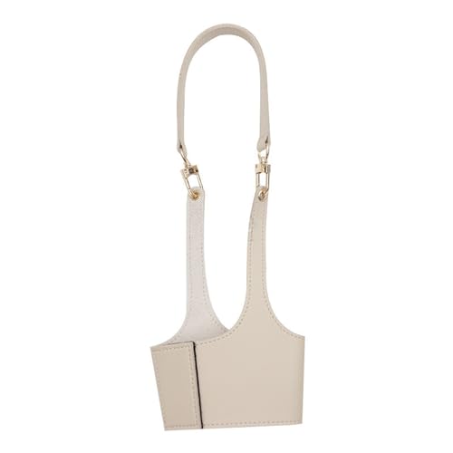 JYCRA PU-Leder-Kaffeetasse-Halter Kaffeetasse-Hülle mit Griff Tragbarer Anti-Verbrüh-Kaffee-Aufhängungs-Becher Halter für Indoor-Reisen Im Freien(#1) von JYCRA