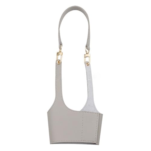 JYCRA PU-Leder-Kaffeetasse-Halter Kaffeetasse-Hülle mit Griff Tragbarer Anti-Verbrüh-Kaffee-Aufhängungs-Becher Halter für Indoor-Reisen Im Freien(#5) von JYCRA