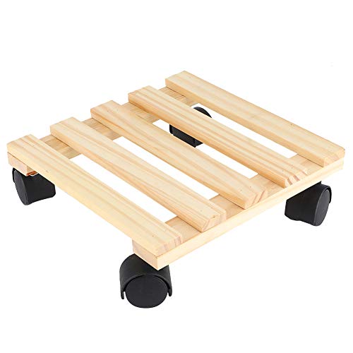 JYCRA Pflanzenständer mit Rädern, Blumentopf-Basisrolle, Beweglicher Tabletthalter mit Rädern, Blumentopfpalette mit Rollen von JYCRA