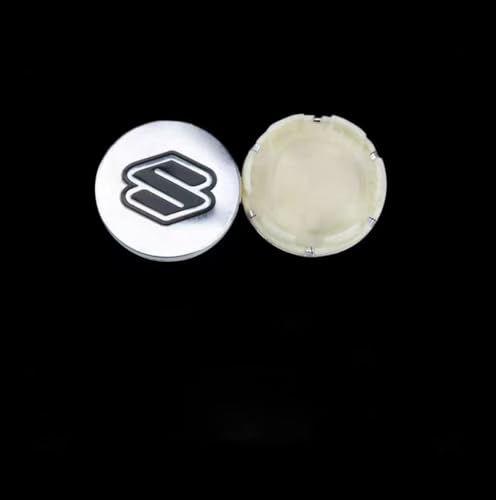 JYHBAQWN 4 Stück Auto Radnabenkappen Center Caps Nabendeckel, für Suzuki Swift Antelope 58mm Wheel Center Caps Auto Dekoration Abzeichen Zubehör,normal-B von JYHBAQWN