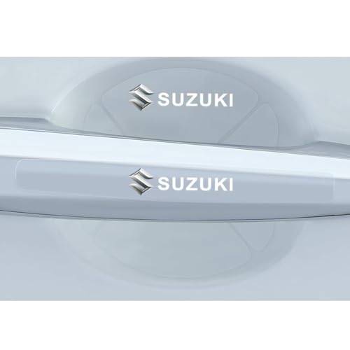 JYHBAQWN 8 Stück Auto Türgriff Schutzfolie, für Suzuki SX4 Vitara Swift Alto Wagon R Liana Auto Türgriff Schutz Autotürgriffe Anti-Kratz-Aufkleber von JYHBAQWN