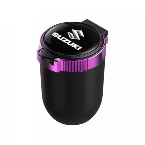 JYHBAQWN Aschenbecher für Suzuki XL7 III 2020-,Auto Aschenbecher Auto Aschenbecher mit Deckel Tragbare Auto Rauchfreien Aschenbecher Zigarette Aschenbecher von JYHBAQWN