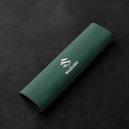 JYHBAQWN Auto Sicherheitsgurt Schulterpolster, für Suzuki Fengyu Qiyue Tianyu Vitra Swift Gurtschutz Abnehmbare Schützt Hals Schulter Auto Innere Styling ZubehöR,normal-1 Dark Green von JYHBAQWN