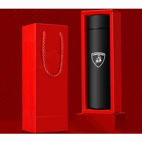 JYHBAQWN Auto Thermosbecher, Für Lamborghini Huracan Aventador Urus Gallardo Auto Tragbare Geschenke für Familie oder Freunde Auto Doppelwand Thermosbecher,normal-B von JYHBAQWN