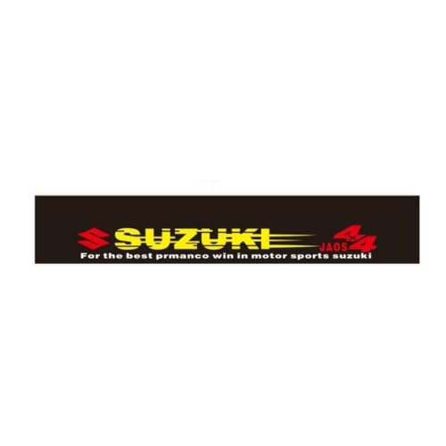 JYHBAQWN Car Front Rear Windshield Sticker,für Suzuki Jimny 2012-2024 Blockieren Sie UV-Strahlen Decoration Sticker Windshield Car Sticker,D von JYHBAQWN