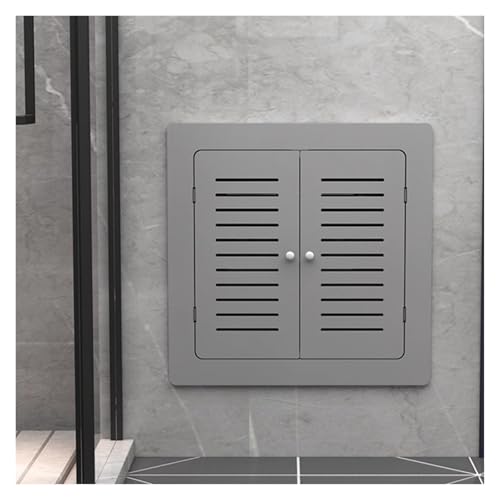 Revisionsklappe Trockenbau Individuell Anpassbar Rollladen-Revisionstür, Weiß, Unterputzmontage Lüftungssystem-Revisionsklappe, Verdickt Abnehmbare Wandlochabdeckung(Grey,90x50cm/36x20in) von JYHHCYS