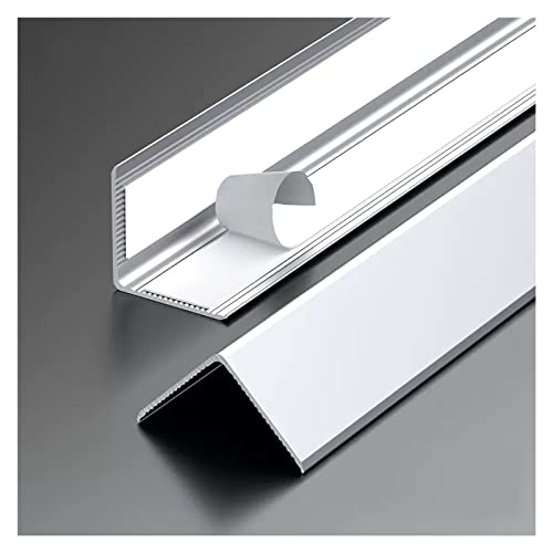 eckschutzprofil eckschutzkanten Verdickter Aluminium-Eckschutz Für Die Wand Selbstklebend, 1-1/5 Zoll Breit Wand-Eckschutzstreifen, 80 90 100 110 120 130 140 150 160cm Lang ( Color : Silver , Size : L von JYHHCYS