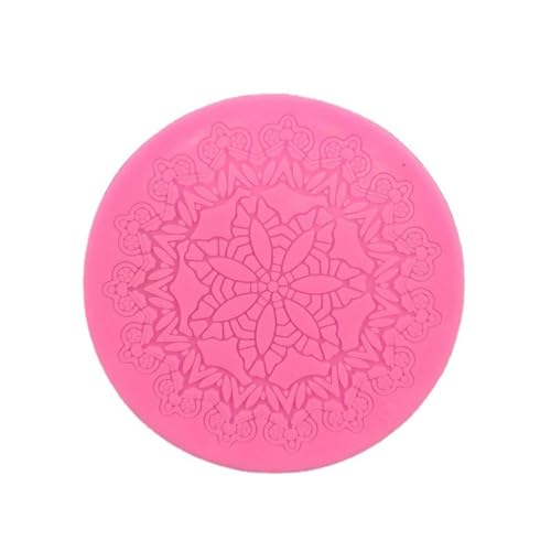 Fondant Formen 2 Stück Runde Spitze Silikonformen Fondant Kuchen Backformen Schokolade Silikon Formen von JYHLSHO