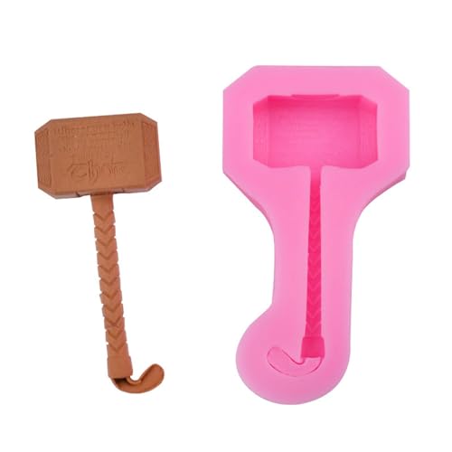 Fondant Formen 3 Stück Thor'S Hammer Silikonformen Eierdekorationen Schokoladenformen Diy Backknete Weiche Keramikformen Fondant Formen 3 Stück Thor'S Hammer Silikonformen Eierdekorationen Schokoladenformen Diy Backknete Weiche Keramikformen von JYHLSHO
