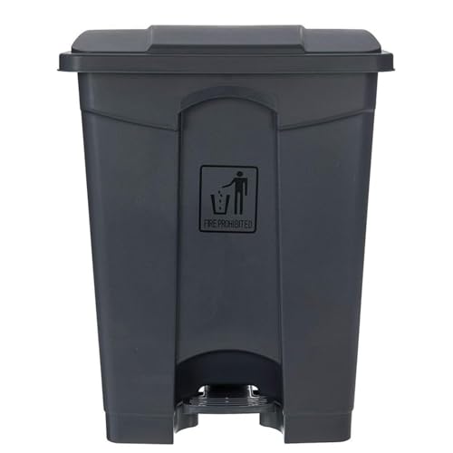 JYHUHGRG 45 l Tretmülleimer – Abfalleimer für medizinische Abfälle, Kunststoff-Tretmülleimer für die Küche im Innen- und Außenbereich, gewerblicher Mülleimer, medizinisches Recycl,Gray von JYHUHGRG