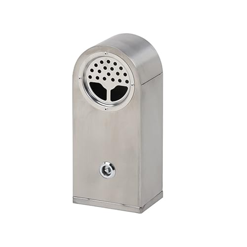 JYHUHGRG Edelstahl-Aschenbecher, Zigarettenkippenbehälter, Wandaschenbecher, kommerzieller Aschenbecher, Wand-Mülleimer, ideale Aschenbecher-Entsorgungsstation und einfach,C von JYHUHGRG