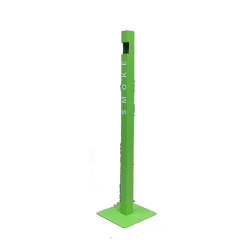 JYHUHGRG Wandaschenbecher, Gewerbeaschenbecher - Standaschenbecher für den Außenbereich, Edelstahlaschenbecher, Standaschenbecher mit Deckel, vertikaler Zigarettenkippensammler au,Green JYHUHGRG Wandaschenbecher, Gewerbeaschenbecher - Standaschenbecher für den Außenbereich, Edelstahlaschenbecher, Standaschenbecher mit Deckel, vertikaler Zigarettenkippensammler au,Green von JYHUHGRG