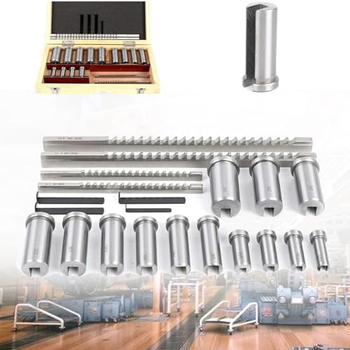 22-Teiliges Set von Keyway-Pullern, Metrischen Keyway-Schneidwerkzeugen für Effiziente Cnc-Werkzeugmaschinen, JYLSSKUK 22-Teiliges Set von Keyway-Pullern, Metrischen Keyway-Schneidwerkzeugen für Effiziente Cnc-Werkzeugmaschinen, JYLSSKUK von JYLSSKUK