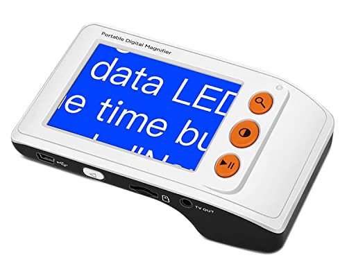 3.5 Handheld Digital Magnifier, Lcd Display Vergrößerung 2X-25X, Low Vision Lesehilfe mit Verbesserten 17 Farbmodi, Gwyyeuk, JYLSSKUK 3.5 Handheld Digital Magnifier, Lcd Display Vergrößerung 2X-25X, Low Vision Lesehilfe mit Verbesserten 17 Farbmodi, Gwyyeuk, JYLSSKUK von JYLSSKUK