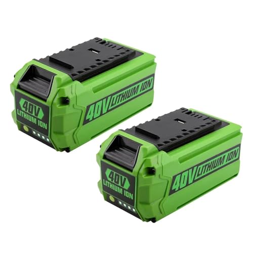 6Ah Li-Ion Ersatzakku-Kompatibel mit Greenworks G-Max 40V 29462 29472-Für Rasenmäher Power Tools 20302 20672 20202 20322& Elektrowerkzeuge (1Pc), JYLSSKUK, 2 PCs sein von JYLSSKUK