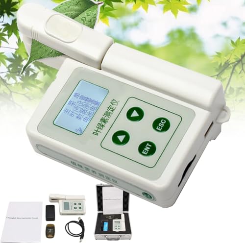Chlorophyll Meter Zum Testen von Pflanzenchlorophyll, Tragbare Chlorophyll Meter Maschine, Hand-Chlorophyll-Detektor Zum Testen von Pflanzenchlorophyll Analyzer, JYLSSKUK von JYLSSKUK