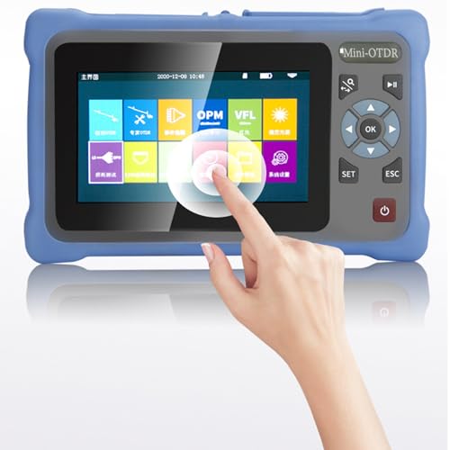 Glasfasertester mit 4.3-Zoll-Touchscreen, Inklusive Event-Map-Connectors, Glasfaser-Reflektometer, Glasfaser-Inspektionssondenkit, 800 u, JYLSSKUK von JYLSSKUK