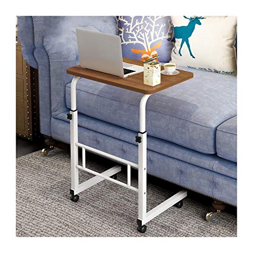 Mobiler Computertisch Mobiler Lap-Tisch, Tagestabelle, Multifunktionstisch, Tragbarer und Robuster Tisch mit Rädern über Bett, Szpxxx, Englischer Ahorn, 60 * 40Cm, JYLSSKUK, Wild Oak Ubersetzungen von JYLSSKUK