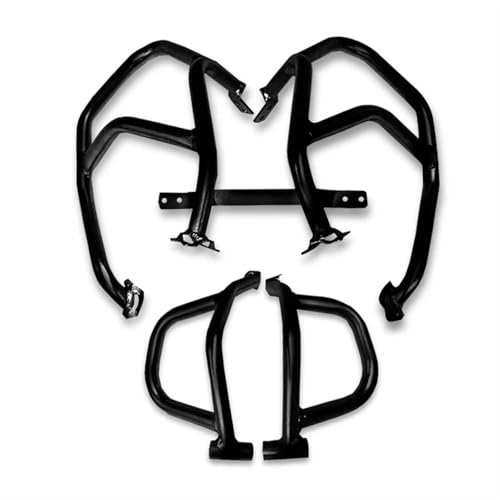 Motorrad Stoßstangenschutz für Cfmoto 650 Mt 650/Mt 650Mt Mt700 700Mt Motorradzubehör Autobahn Motorschutz Stoßstange Crash-Bar Fallschutz Motorschutz Crash-Bar (Nur Silber-Unterlage), JYLSSKUK, Sc von JYLSSKUK