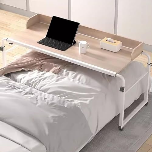 Tisch Räder Tisch Computer Laptop Tisch, Nachttisch mit 4 Rädern Einstellbar 115210Cm Steharbeitsplatz Food Tray Schreibtisch Laptop Cart Betttische für zu Hause Schlafzimmer, Holz, ein, JYLSSKUK, Tisch Räder Tisch Computer Laptop Tisch, Nachttisch mit 4 Rädern Einstellbar 115210Cm Steharbeitsplatz Food Tray Schreibtisch Laptop Cart Betttische für zu Hause Schlafzimmer, Holz, ein, JYLSSKUK, von JYLSSKUK