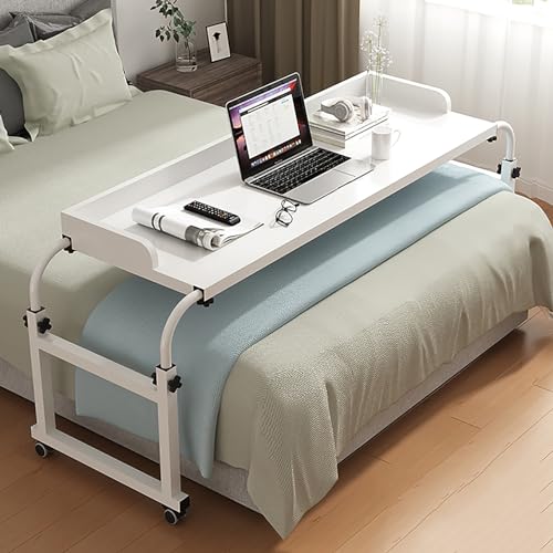 Tisch Räder Tisch mit Rädern, über Dem Bett Tisch mit Rädern über Bett Tisch mit Rädern Verstellbare Höhe Verstellbarer Tisch Funktioniert Als Laptop Cart Computer Tisch, Weiß, 140 × 40Cm/55 × 16, J Tisch Räder Tisch mit Rädern, über Dem Bett Tisch mit Rädern über Bett Tisch mit Rädern Verstellbare Höhe Verstellbarer Tisch Funktioniert Als Laptop Cart Computer Tisch, Weiß, 140 × 40Cm/55 × 16, J von JYLSSKUK