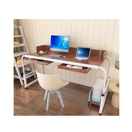 Tisch Räder über Bett Tisch mit Rädern, Laptop-Tisch Schreibtisch Rolling Laptop-Ständer, Einstellbare Rolling, Computer Schreibtisch Laptop Schreibtisch, für Twin/Full/Queen/King Size Bed Frame (Co, Tisch Räder über Bett Tisch mit Rädern, Laptop-Tisch Schreibtisch Rolling Laptop-Ständer, Einstellbare Rolling, Computer Schreibtisch Laptop Schreibtisch, für Twin/Full/Queen/King Size Bed Frame (Co, von JYLSSKUK