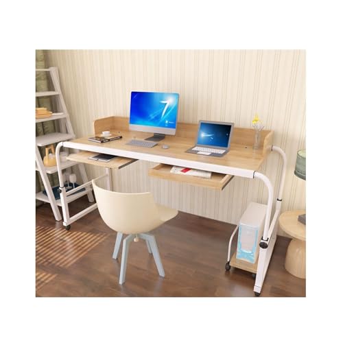 Tisch Räder über Bett Tisch mit Rädern, Laptop-Tisch Schreibtisch Rolling Laptop-Ständer, Einstellbare Rolling, Computer Schreibtisch Laptop Schreibtisch, für Twin/Full/Queen/King Size Bed Frame (Co, Tisch Räder über Bett Tisch mit Rädern, Laptop-Tisch Schreibtisch Rolling Laptop-Ständer, Einstellbare Rolling, Computer Schreibtisch Laptop Schreibtisch, für Twin/Full/Queen/King Size Bed Frame (Co, von JYLSSKUK