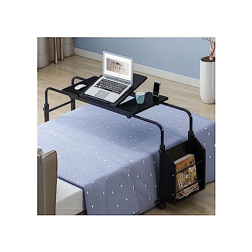 Tisch mit Rädern, Laptop-Tisch Schreibtisch Gaming Schreibtische Höhe Verstellbare Computer Schreibtisch Steharbeitsplatz Food Tray Schreibtisch Rolling Table (B 0.8M), B, 1.2M, JYLSSKUK, b, von JYLSSKUK