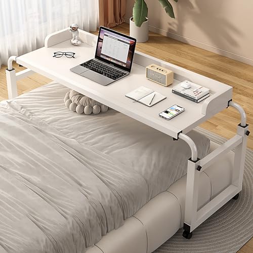 Tisch mit Rädern, über Dem Nachttisch mit Rädern, über Dem Nachttisch mit Rädern Verstellbare Höhe Verstellbarer Mobiler Tisch Funktioniert Als Laptopwagen Computertisch Betttisch für zu Hause Oder i Tisch mit Rädern, über Dem Nachttisch mit Rädern, über Dem Nachttisch mit Rädern Verstellbare Höhe Verstellbarer Mobiler Tisch Funktioniert Als Laptopwagen Computertisch Betttisch für zu Hause Oder i von JYLSSKUK