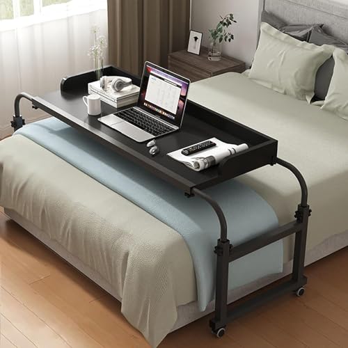 Tisch mit Rädern Höhe Einstellbar 6595Cm Computer Schreibtisch Steharbeitsplatz Schreibtisch Rolling Medical Table für Twin/Full/Queen/King Size Bettgestell, Schwarz, ein, JYLSSKUK, schwarz, a ist Tisch mit Rädern Höhe Einstellbar 6595Cm Computer Schreibtisch Steharbeitsplatz Schreibtisch Rolling Medical Table für Twin/Full/Queen/King Size Bettgestell, Schwarz, ein, JYLSSKUK, schwarz, a ist von JYLSSKUK