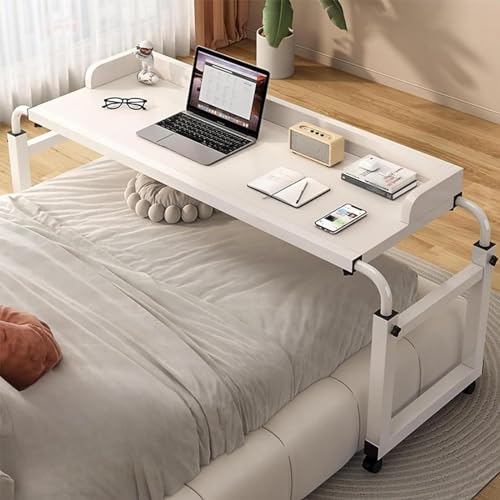 Tischräder Betttische Verstellbar 115210Cm, über Bett Schreibtisch Verstellbar 115210Cm Computer Schreibtisch Steharbeitsplatz Food Tray Schreibtisch Rolltisch mit 4 Rädern für zu Hause Schlafzimmer Tischräder Betttische Verstellbar 115210Cm, über Bett Schreibtisch Verstellbar 115210Cm Computer Schreibtisch Steharbeitsplatz Food Tray Schreibtisch Rolltisch mit 4 Rädern für zu Hause Schlafzimmer von JYLSSKUK