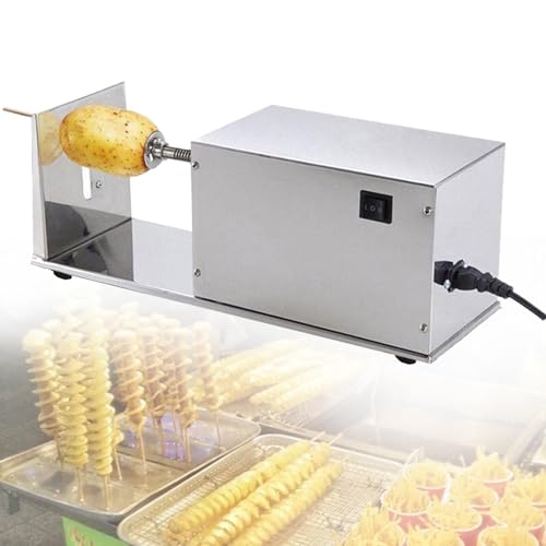 Tornado Kartoffelchips Spiral Cutter Manual Edelstahl Kartoffelchips Schneidemaschine Spiral Twister Gemüseschneider Französisch Fry, für Haus und Gewerbe, JYLSSKUK von JYLSSKUK
