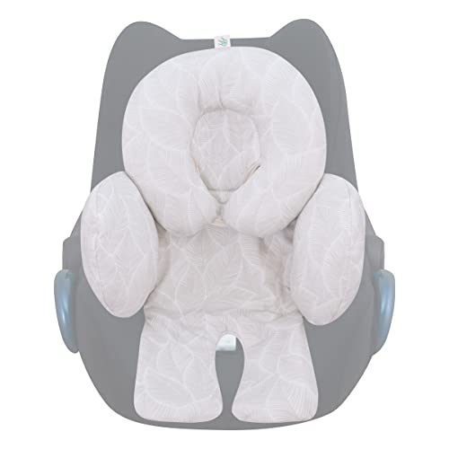JYOKO Kids Sitzverkleinerer Antiallergikum Universal Baby 100% Baumwolle (Bloom, Enthält eine Kopf- und eine Körperstütze, 2 Teile) von JYOKO