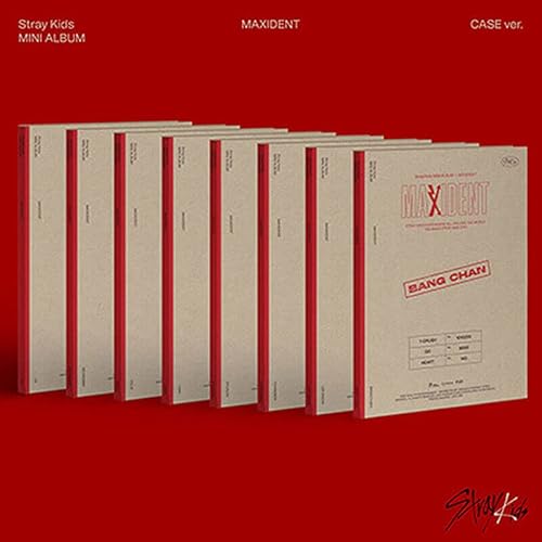 STRAY KIDS MAXIDENT Album ( CASE Ver.- SET )+1ea Store Gift Card K-POP SEALED von JYP Ent.