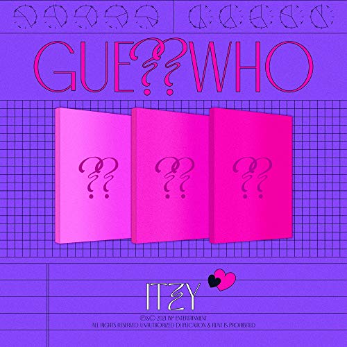 ITZY - GUESS WHO Album+Pre-Order Benefit+Folded Poster+Extra Photocards Set (NIGHT ver.) von JYP Ent.