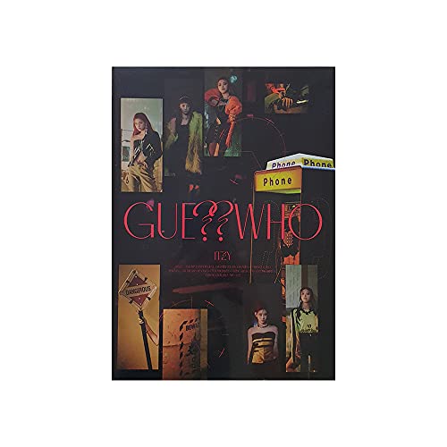 JYP Ent ITZY Guess Who Mini Album [Day&Night Version] CD+Photobook+Photocards+Mini Folding Poster+Sticker Pack+Newspaper+(Extra ITZY 6 Photocards+Pocket Mirror) von JYP Ent