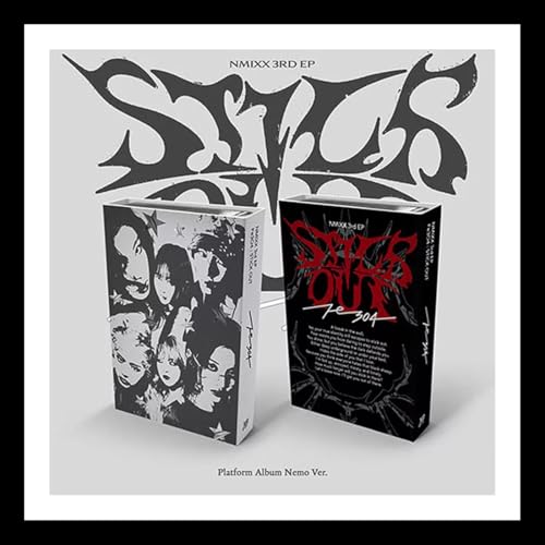 JYP Ent. NMIXX FE3O4 : STICK OUT 3rd Mini Album (PYROMANCY Ver. + Gift Card) K-POP SEALED - Album - K-Pop Album - 3.54 x 0.47 x 2.44 inches - Black von JYP Ent.