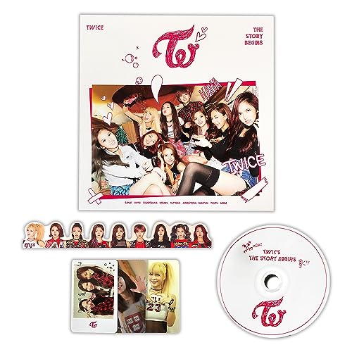 JYP Ent. - TWICE 1. Mini-Album „THE STORY BEGINS“ CD, Fotobuch, Fotokarten, Girlande, 2 Pin-Buttons von JYP Ent.