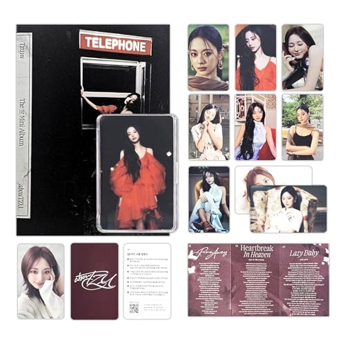 JYP Ent. - TZUYU of TWICE - 1. Mini-Album [abouTZU] (Platform_Nemo Ver.) - Album Case + Special Photocard + Lyric Paper + 9 Photokarten + QR Card + Manual Card + 5 Extra Photokarten - Rot - K-Pop von JYP Ent.