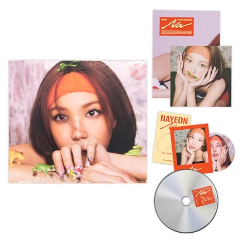 NAYEON - 2nd Mini album [NA] (‘D’igipack Ver.) Cover + CD-R + Photobook + Photocard + Sticker + Polaroid Photocard + Folded Poster + 2 Extra Photocards von JYP Ent.