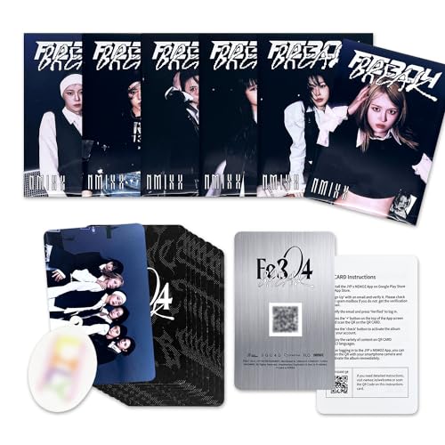 NMIXX - 2nd EP [Fe3O4: BREAK] (Platform Album_NEMO Ver. - Random) Out Box + Manual Card + QR Card + Photo Card + PET Key Ring + 2 Pin Badges von JYP Ent.
