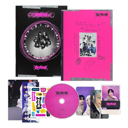 Stray Kids - -Rock-STAR (Strandard - Random Ver.) Photobook + CD-R + Photocard + Panorama Mini Poster + Unit Photocard + Sticker + 2 Pin Badges + 5 Extra Photocards von JYP Ent.