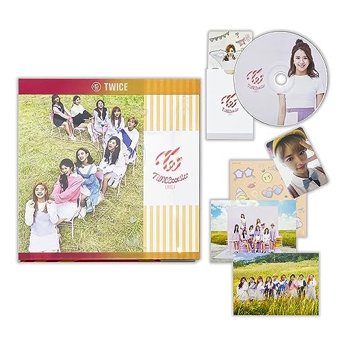 TWICE - 3rd Mini Album [TWICECOASTER : LANE 1] (APRICOT Ver.) Photobook + Sticker + 2 Photos + CD-R + Selfie Photo Card + Hologram TT Photo Card + 2 Pin Button Badges von JYP Ent.