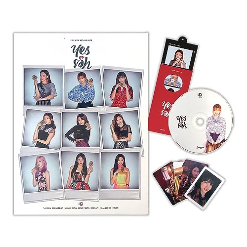 TWICE - 6th Mini Album [YES or YES] (B ver.) CD + Photobook + Photocards + Yes or Yes Card + 2 Pin Button Badges von JYP Ent.