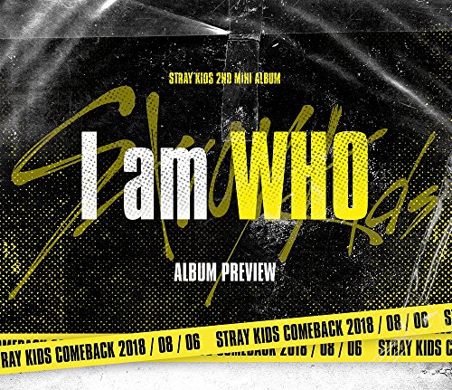 JYP Entertainment Stray Kids - I Am Who [Who Ver.] (2. Mini-Album) CD+Photobook+3 QR Photocards+On Pack Poster+Folded Poster+Free Geschenk von JYP Entertainment