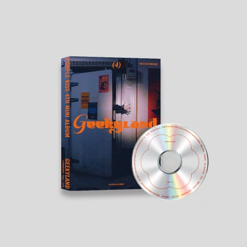 JYP Entertainment Lila Kiss – Geekyland – Hauptversion (4. Mini-Album) CD + gefaltetes Poster, 187 x 257 mm von JYP Entertainment