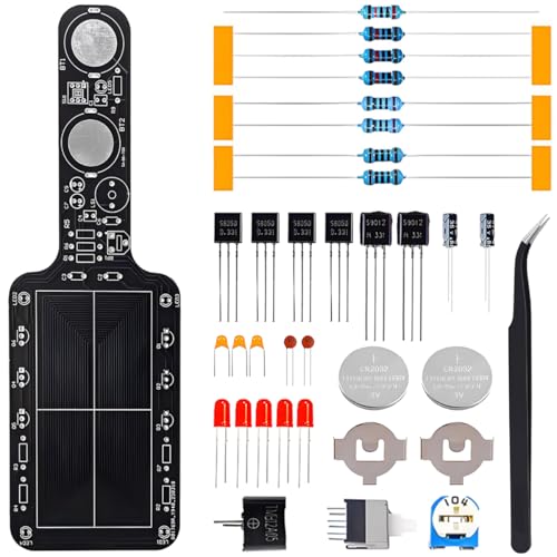 JYUDAUFU Löten Praxis Kit DIY Handheld-Metalldetektor, HU-074 Berührungsloser Metalldetektor Sensor Board Modul DC 3V-5V LED-Licht Alarm für Schweißen Praxis und Ausbildung für die Schule lernen JYUDAUFU Löten Praxis Kit DIY Handheld-Metalldetektor, HU-074 Berührungsloser Metalldetektor Sensor Board Modul DC 3V-5V LED-Licht Alarm für Schweißen Praxis und Ausbildung für die Schule lernen von JYUDAUFU