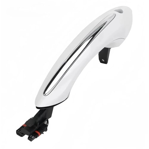 JYUTDW Auto AußEn TüRgriff 51217231931 Für 5 6 7 Serie F07 F10 F11 F06 F12 F13 F01 F02 Auto Tür Außen Äußere Griff(White,Front Right) von JYUTDW