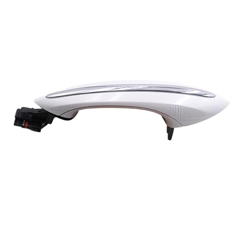 JYUTDW Auto AußEn TüRgriff Für F07 F10 F06 F11 F01 F03 F04 51217231934 51217231933 51217231932 51217231931 Auto Tür Außen Äußere Griff(White,Rear Left) von JYUTDW
