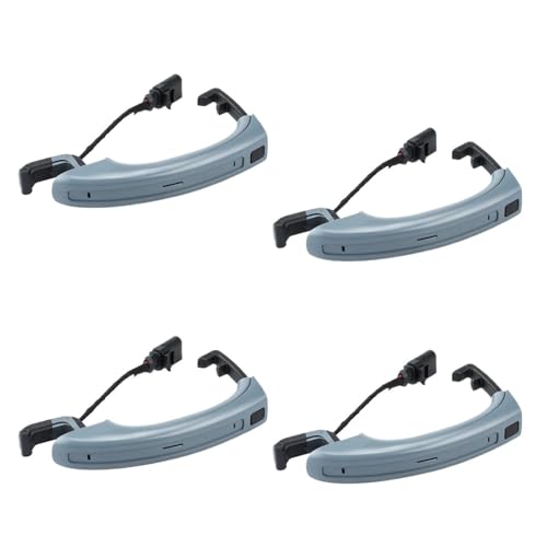 JYUTDW Auto TüRgriff Aussen Für Q7 (4LB) 3.0TDI/3.6 FSI/4.2 TDI/6.0 TDI Quattro 2006-2015 Auto Außentürgriff-Set von JYUTDW